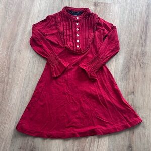 Vintage Ralph Lauren Red Button Dress